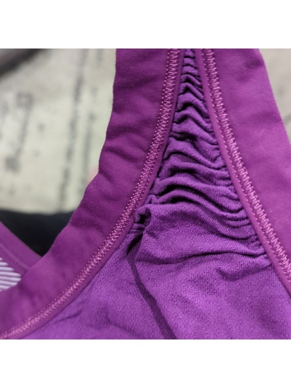 Lululemon Run Zoom Tank singlet potion purple wee stripe - Picture 7 of 9